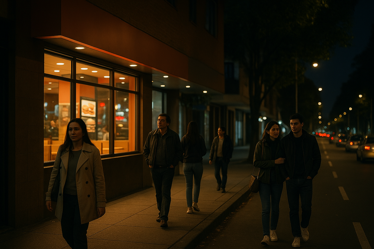 Plan nocturno en Bogotá